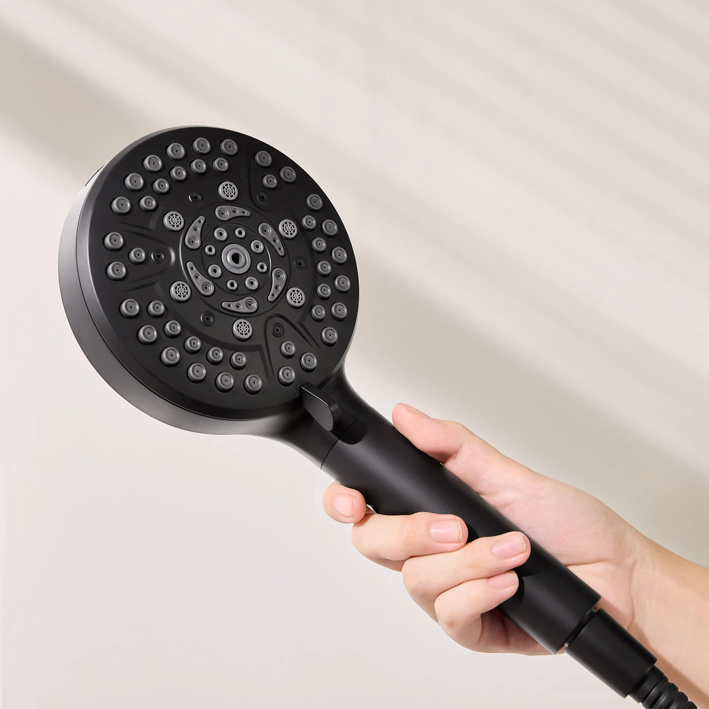 JOMOO Shower Set – 12" Rainfall & High-Pressure Handheld with 10 Spray Modes, Filtered & DOE Certified