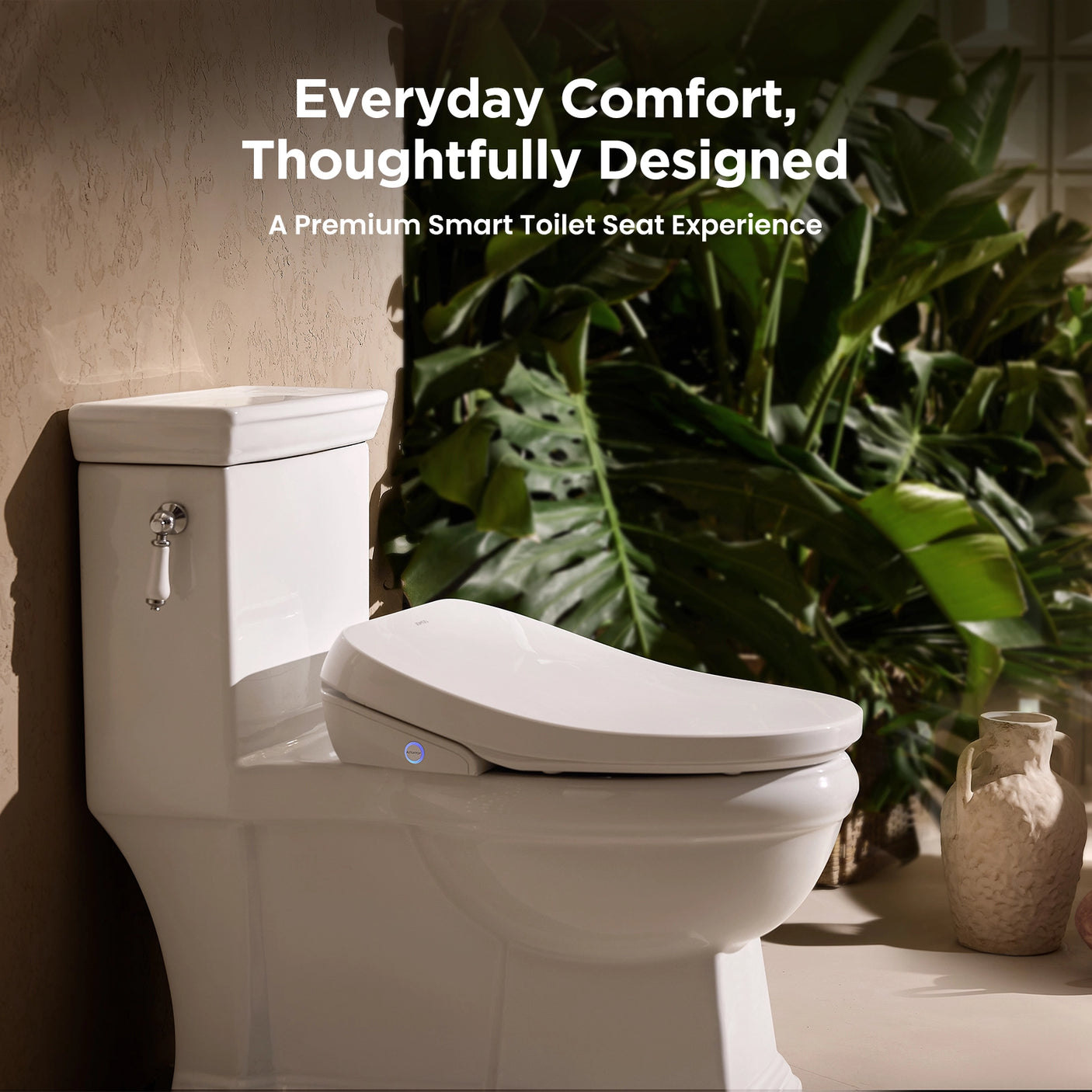 JOMOO Smart Bidet Toilet Seat - A Premium Smart Toilet Seat Experience (ZE001-A)