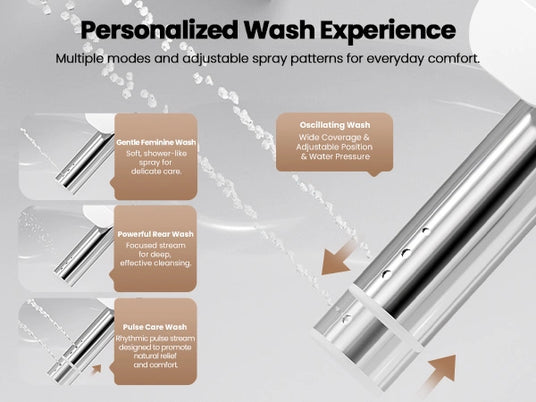 JOMOO Smart Bidet Toilet Seat with Personalized Wash Experience (ZE001-A)