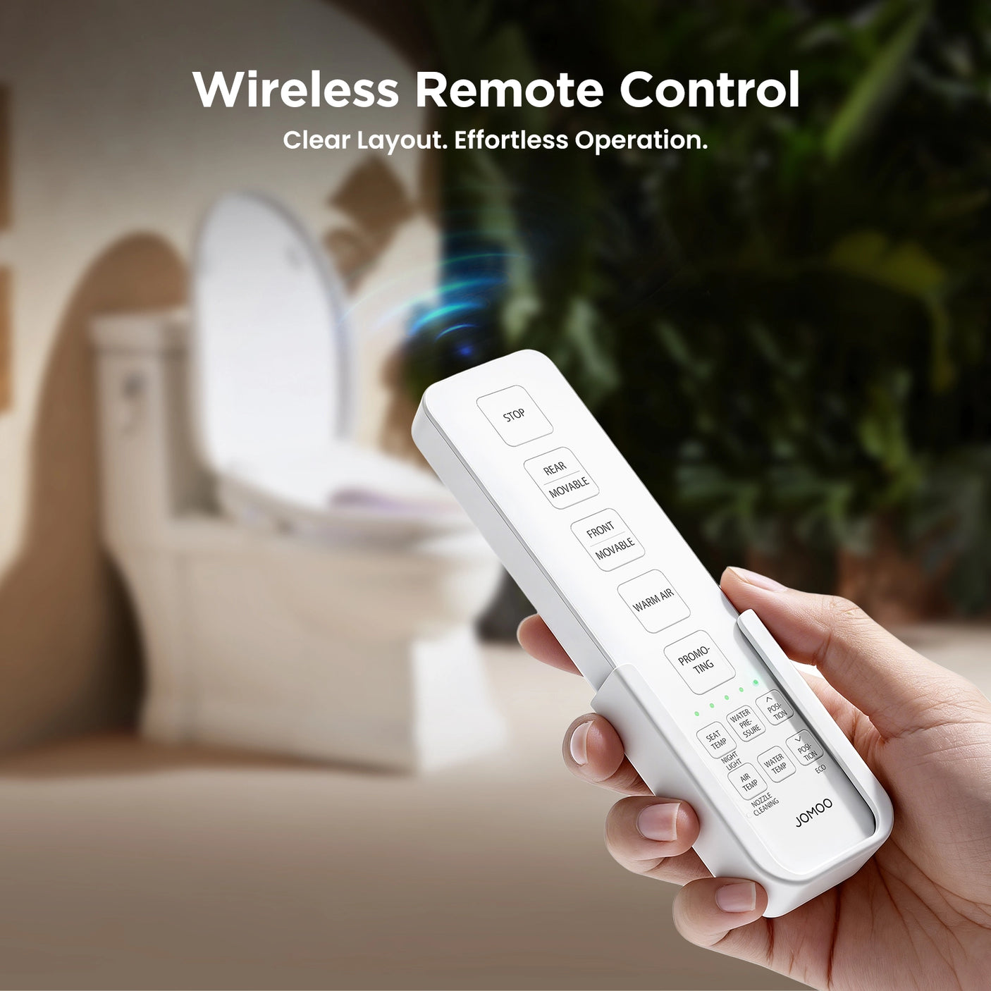 JOMOO Smart Bidet Toilet Seat with Wireless Remote Control (ZE001-A)