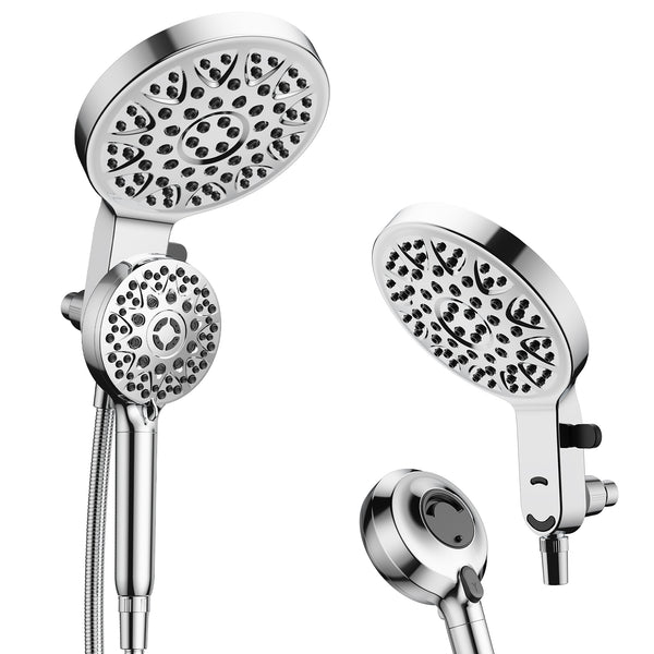 Magnetic Shower System with 8" Rainfall Shower Head & Handheld Shower