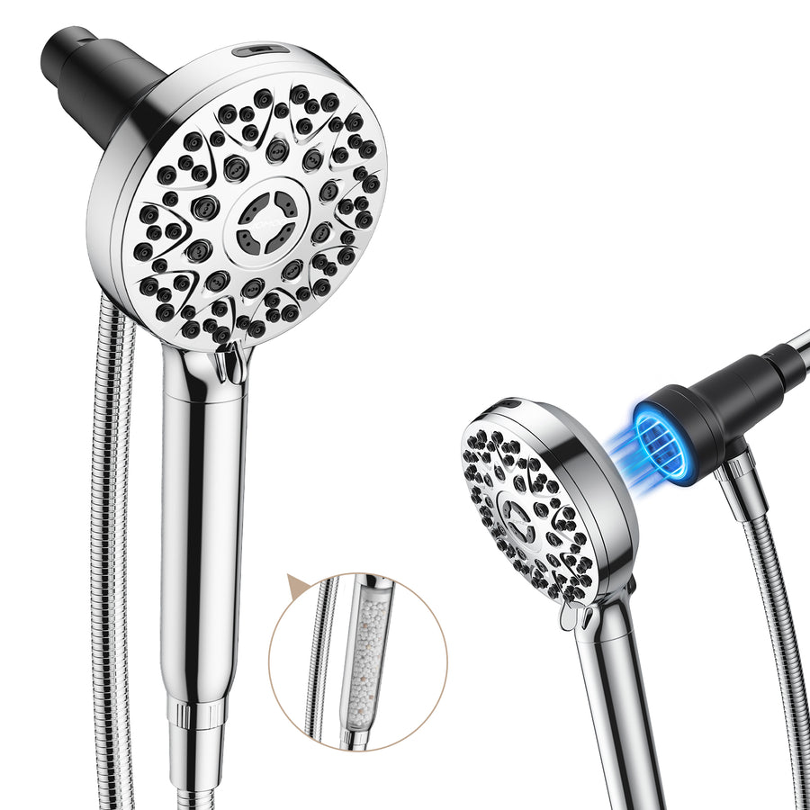 JOMOO Magnetic Handheld Shower Head with Filter – 4 Spray Modes