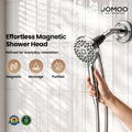 JOMOO Magnetic Handheld Shower Head with Filter – 4 Spray Modes