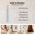 JOMOO Magnetic Shower System with 8" Rainfall Shower Head & Handheld Shower