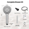 JOMOO Magnetic Handheld Shower Head with Filter – 4 Spray Modes