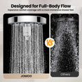 JOMOO Magnetic Shower System with 8" Rainfall Shower Head & Handheld Shower