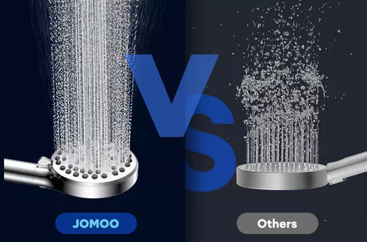 With air-in technology, Jomoo shower headoffers high pressure shower compared toordinary shower heads,
It can quickly remove soap and soothe tiredbody in few minutes.