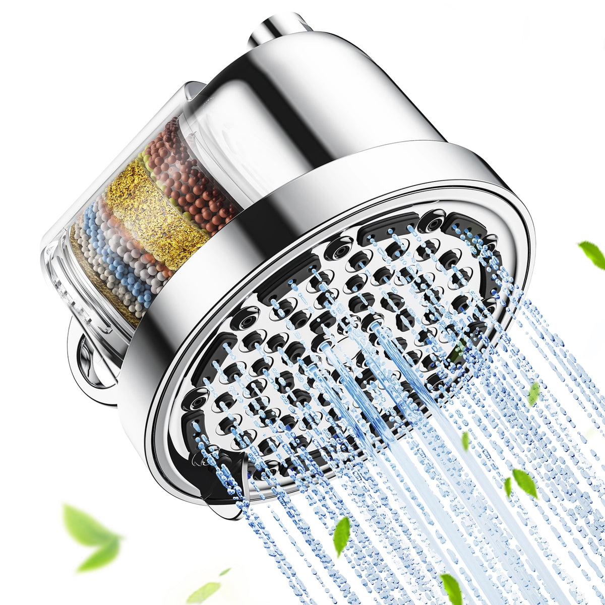 JOMOO 5 Spray Modes High Pressure 6-Inch Filter Shower Head – JOMOO ...