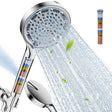 JOMOO 6 Setting High Pressure Handheld Showehead with Filters for Hard Water ‎(S001016-2C01-ID11)