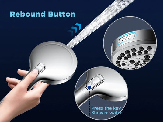JOMOO_Shower_Head_s_Rebound_Button_for_Precise_Cleaning_Control