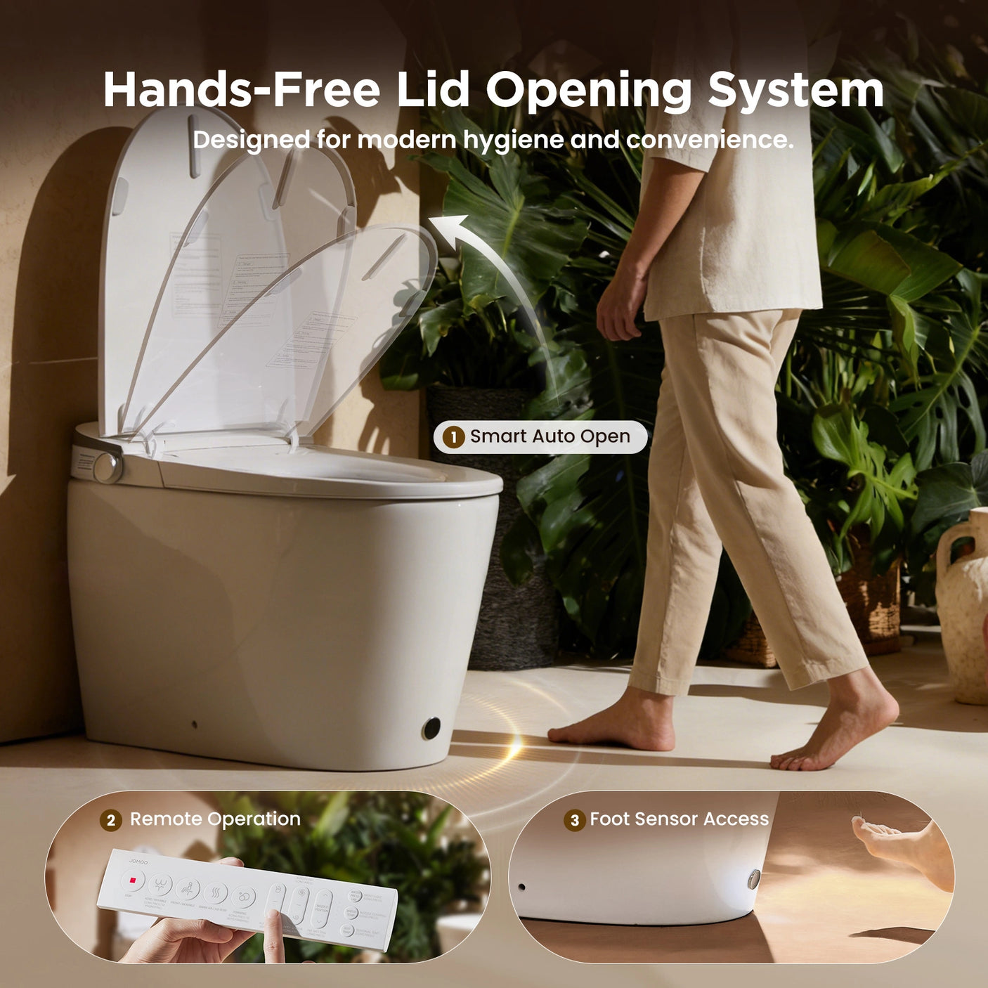 JOMOO Smart Toilet with Hands-Free Lid Opening System (ZE301-A-305)-9-1600x1600
