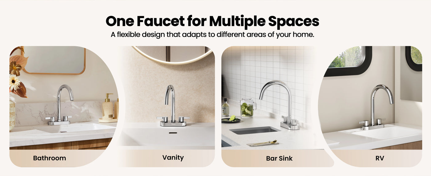 JOMOO Two Handle Bathroom Faucets fit different areas of your home (22079-775/1B-ID11)