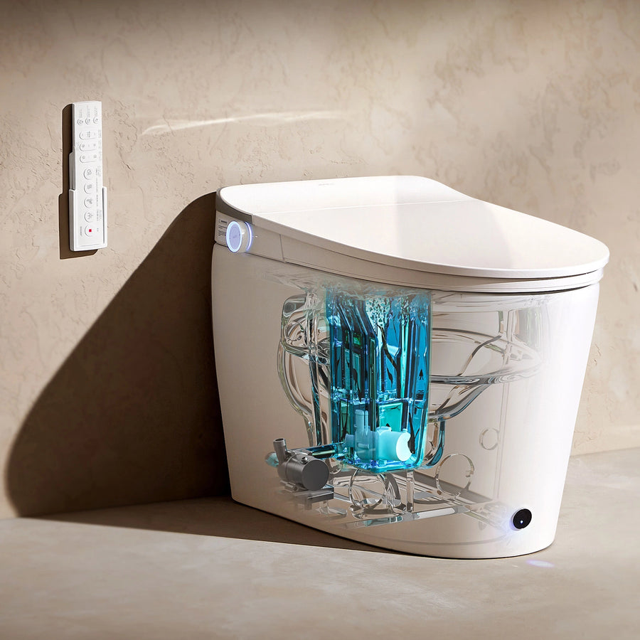 JOMOO Smart One-Piece Elongated Toilet with Bidet & Heated Seat (Toilet Only / With Foam Kit)