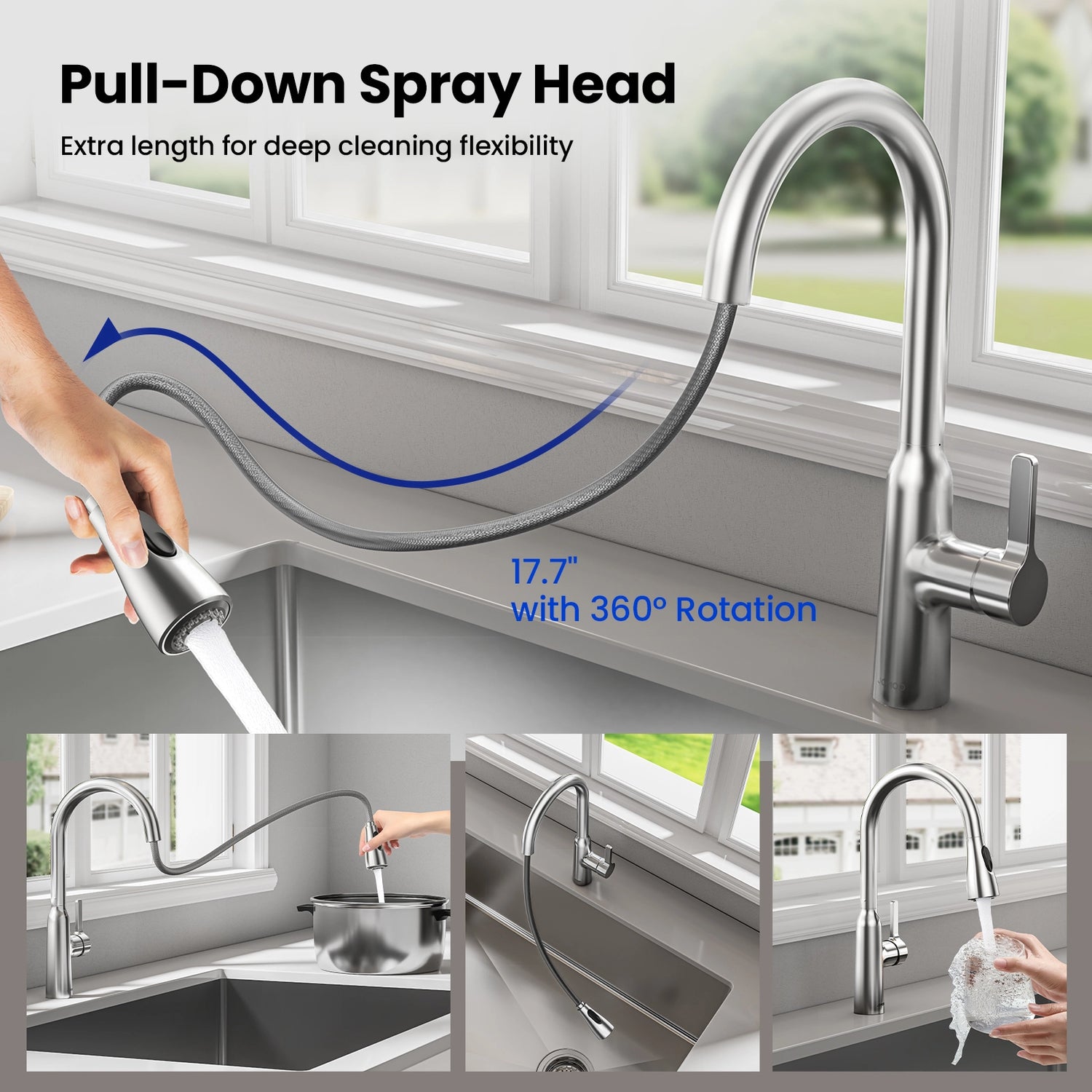 The_Advanced_Pull-Down_Spray_Head_of_Jomoo_Kitchen_Faucet