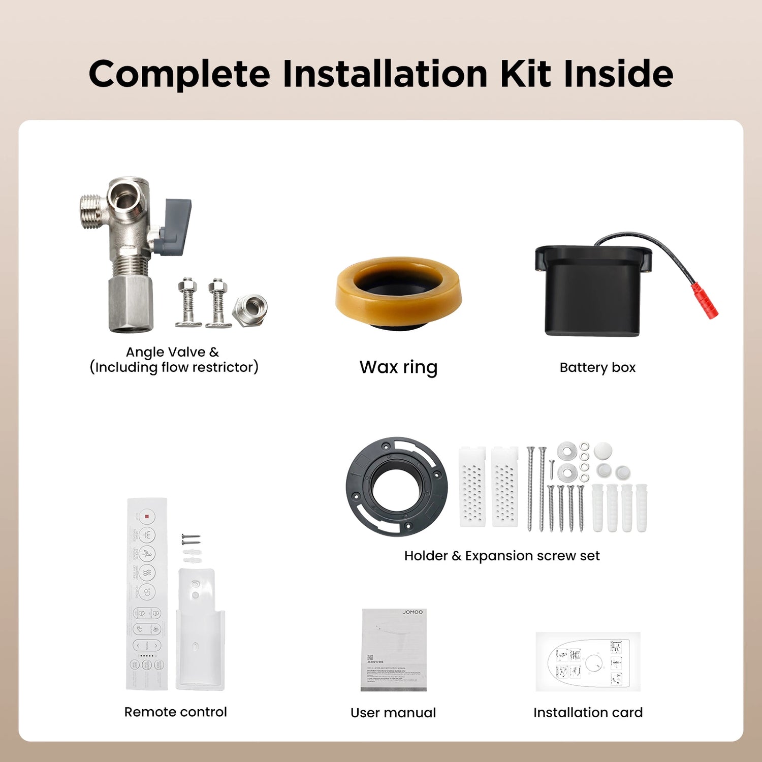 The Complete Installation Kit of JOMOO Smart Toilets (ZE302-A-305)-18-1600x1600