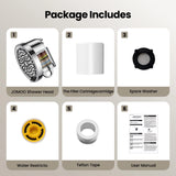 The Jomoo 5 Spray Modes Showerhead Package Includes