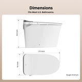 The Size of JOMOO Smart Toilet (ZE302-A-305)-16-1600x1600