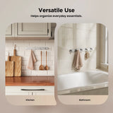 The Versatile Use of JOMOO Adhesive Wall Hooks, Brushed Nickel (P9352G5-7CG-ID11) 