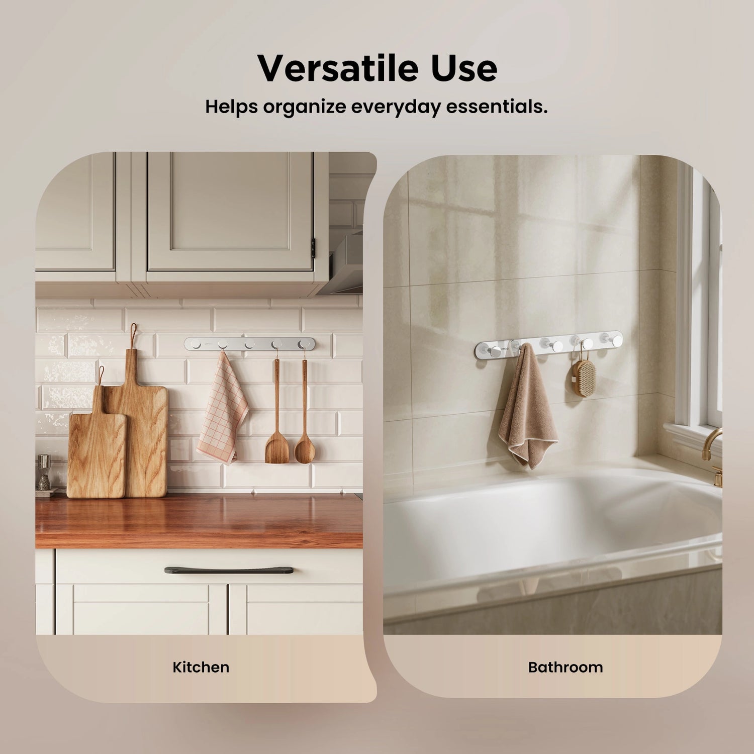 The Versatile Use of JOMOO Adhesive Wall Hooks, Chrome (P9352G5-ABG1-ID11) 