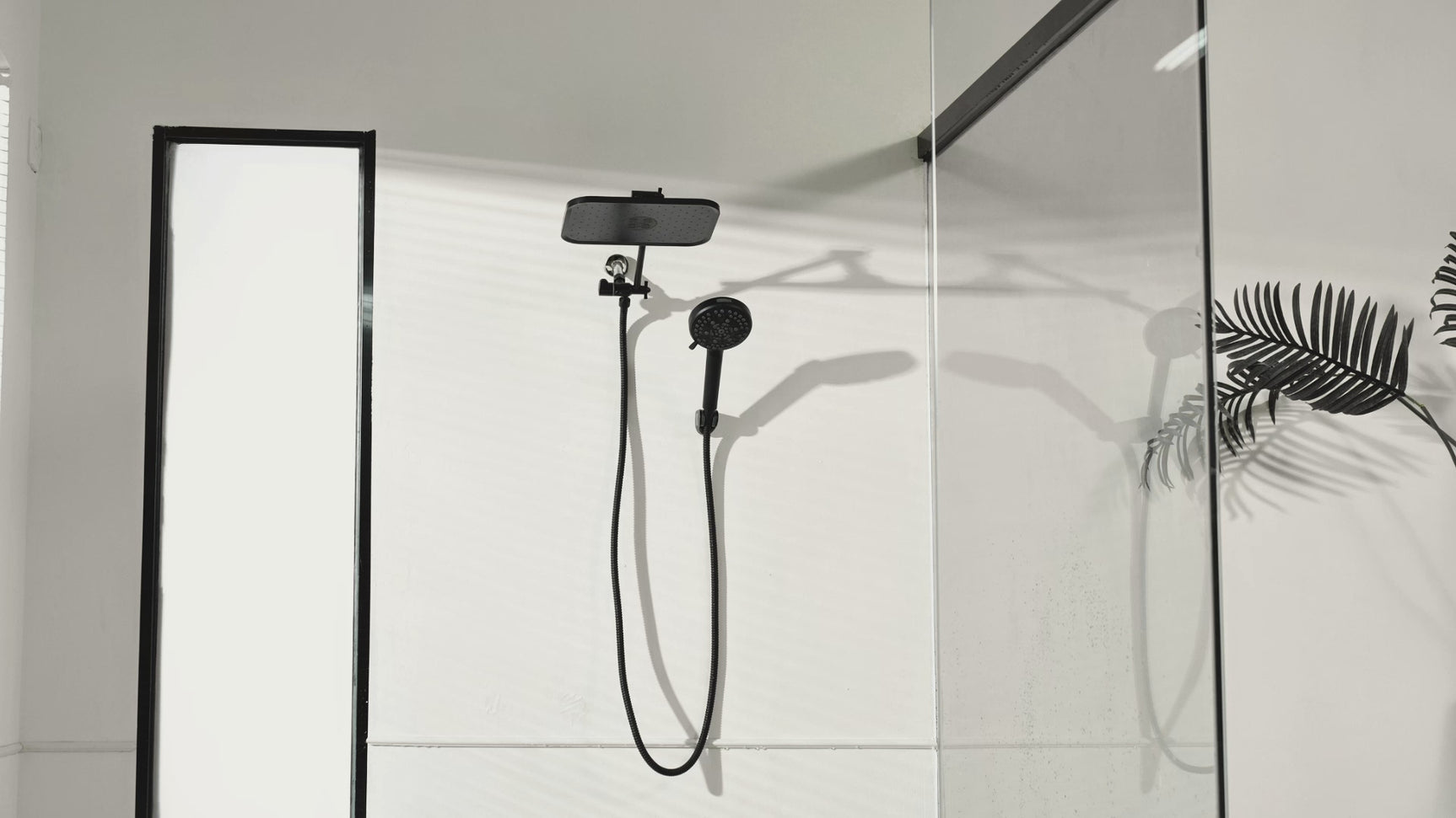 JOMOO Shower Set – 12" Rainfall & High-Pressure Handheld (S270010-8E01-ID11)